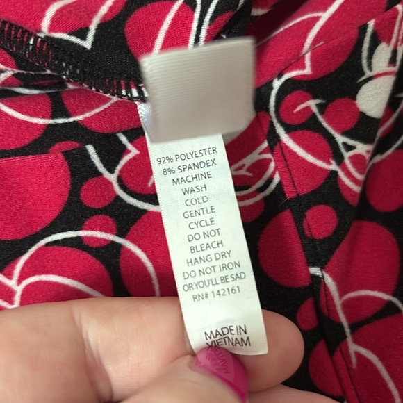 Disney Minnie Mouse Leggings LulaRoe Tall & Curvy Pink - Picture 3 of 5